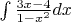 $\int \frac{3 x-4}{1-x^2}dx $