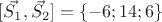 $[\vec{S_1}, \vec{S_2}]=\{-6;14;6\}$
