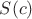 $S(c)$