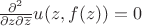 $\frac{\partial^2}{\partial z\partial \overline z}u(z,f(z))=0$