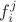 $f_i^j$