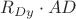 $R_{Dy}\cdot AD$