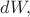$dW,$
