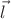 \[
\vec l
\]