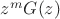 $z^mG(z)$