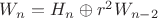 $W_n=H_n\oplus r^2W_{n-2}$