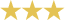 $\tikz[scale=1.4, transform shape, font=\fontsize{11}\selectfont, black!70!]{
\fill [yellow!50!brown!100] (6.8573,9.0464)--(7.1427,9.0464)--(6.9118,8.8786)--(7,9.15)--(7.0882,8.8786)--(6.8573,9.0464);
\fill [yellow!50!brown!100] (7.1573,9.0464)--(7.4427,9.0464)--(7.2118,8.8786)--(7.3,9.15)--(7.3882,8.8786)--(7.1573,9.0464);
\fill [yellow!50!brown!100] (7.4573,9.0464)--(7.7427,9.0464)--(7.5118,8.8786)--(7.6,9.15)--(7.6882,8.8786)--(7.4573,9.0464);
}$