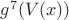 $g^7(V(x))$