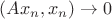 $(Ax_n,x_n)\to 0$