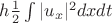 $h\frac12\int|u_x|^2dxdt$