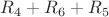 $R_4+R_6+R_5$