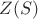 $Z(S)$