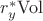 $r_y^*\mathrm{Vol}$ $r_y^*\mathrm{Vol}$