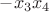 $-x_3x_4$