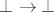 $\bot\to\bot$