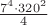 $\frac {7^4\cdot 320^2} 4$
