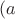 $(a$