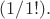 $(1/1!).$