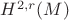 $H^{2,r}(M)$
