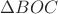 $\Delta BOC$