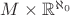 $M\times\mathbb R^{\aleph_0}$