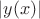 $|y(x)|$