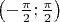 $\left(-\frac{\pi}{2};\frac{\pi}{2}\right)$