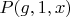 $P(g,1,x)$