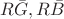 $R\bar{G}, R\bar{B}$