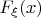 $F_{\xi}(x)$