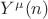 $Y^\mu(n)$
