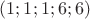 $(1;1;1;6;6)$
