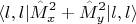 $$\langle l,l|\hat{M}_x^2 + \hat{M}_y^2|l,l \rangle$$