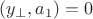 $(y_{\perp},a_1)=0$