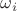 $\omega_i $