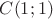 $C(1;1)$ $C(1;1)$