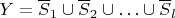 $Y=\overline S_1\cup \overline S_2\cup \ldots \cup \overline S_l$