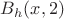 $B_h(x,2)$