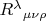 $R^{\lambda}{}_{\mu\nu\rho}$