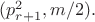 $(p^2_{r+1},m/2).$