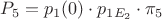 $P_5=p_1(0) \cdot p_{1E_2} \cdot \pi_5$