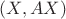$(X,AX)$