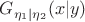 $G_{\eta_1|\eta_2}(x|y)$