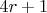 ${4 r+1}$