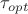 $\tau_{opt}$