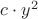 $c \cdot y^2$