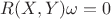 $R(X,Y)\omega=0$ $R(X,Y)\omega=0$