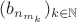 $(b_{n_{m_k}})_{k\in\mathbb N}$