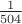 $\frac{1}{504}$