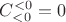 $C^{<0}_{<0}=0$